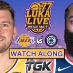Battle of Los Angeles: LA Lakers vs LA Clippers | Watch Along + Play by play | LUKA LIVE