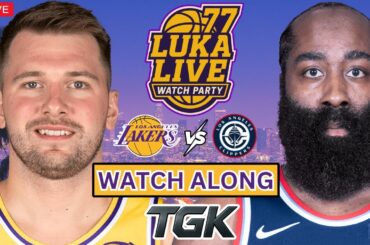 Battle of Los Angeles: LA Lakers vs LA Clippers | Watch Along + Play by play | LUKA LIVE