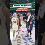 Klay reunites w/ Steph & the Warriors 💙