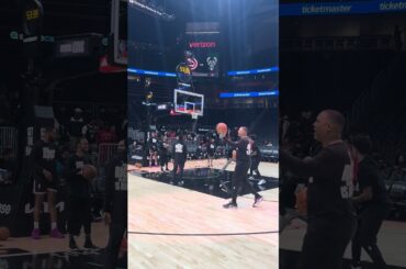 01-19-26 Atlanta Hawks Forward Jalen Johnson Warming Up