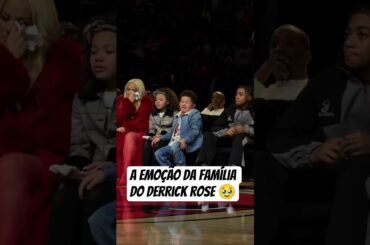 A emoção do filho do Rose na aposentadoria da camisa 1 nos Bulls 🥹 #shorts #nba