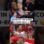 Kevin Huerter broke out the iconic D Rose celly 😂