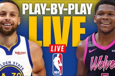 Golden State Warriors vs Minnesota Timberwolves | NBA Live Play-By-Play