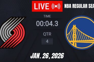 NBA LIVE! Golden State Warriors vs Portland Trail Blazers | January 26, 2026 | Regular Season  2K26