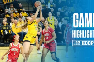 Ohio State at Iowa | HIGHLIGHTS | Big Ten Women's Basketball | 01/25/2026