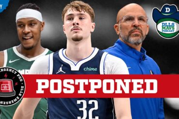 BREAKING: Dallas Mavericks Game At Bucks POSTPONED Due To Weather | DLLS Mavs Podcast