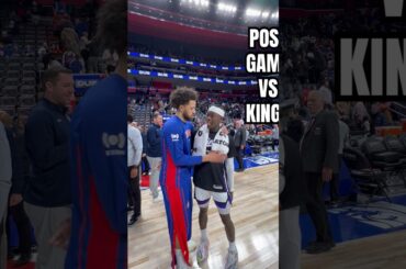 All love 🤝 #nba #detroitpistons