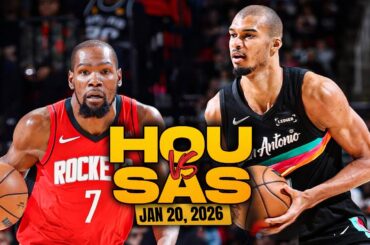San Antonio Spurs vs Houston Rockets Full Game Highlights | Jan 20, 2026 | FreeDawkins