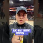 Instant Reaction To The Phoenix Suns LOSING To The Miami Heat ‼️#nba #phoenixsuns #devinbooker