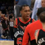 Scottie Barnes CLUTCH block on Chet Holmgren and rebound to win vs OKC - Final 1:24