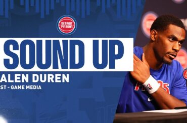 Post-Game Press Conference: Jalen Duren | Pistons vs. Kings  | 1.25.26