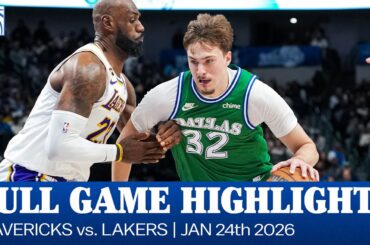 Mavericks Highlights vs. Los Angeles Lakers | January 24, 2026