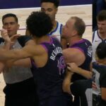 Joe Ingles and Quinten Post get into it then Joe says "I'll slap the sh*t outta you"