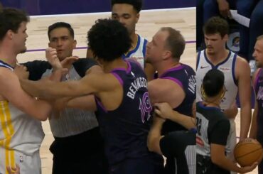 Joe Ingles and Quinten Post get into it then Joe says "I'll slap the sh*t outta you"