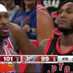 Final 4:11 CRAZY FINISH Raptors at Thunder 👀 | January 25, 2026