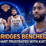 Mikal Bridges BENCHED! Hart VISIBLY FRUSTRATED After KAT Does This... | Knicks News