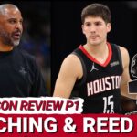 Houston Rockets Midseason REVIEW: Ime Udoka Coaching FRUSTRATIONS & Reed Sheppard's POLARIZING Role