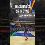 Pregame Lakers were PERFECTLY in sync #Lakers