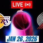 NBA LIVE! Los Angeles Lakers vs Portland Trail Blazers January 26, 2026 | 2026 NBA Season Live 2K