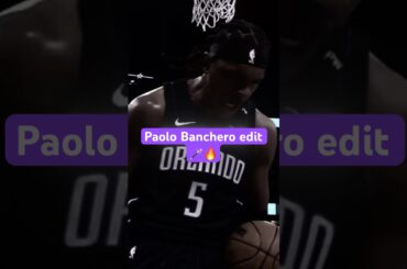 #paolobanchero edit🪄🔥 #fy #fyp #nba #basketball #shorts #orlando #magic #music #nbaedits #ytshorts