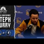 Steph Curry reflects on ‘heavy hearts' after Warriors' win vs. Timberwolves | NBCS Bay Area