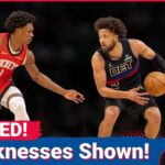 Detroit Pistons' Offense COLLAPSES as Houston Rockets Blitz Cade Cunningham! |