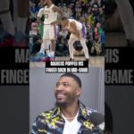 Marcus popped his own finger BACK IN PLACE mid-game