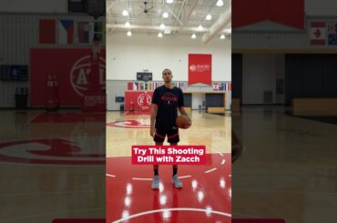 Try this shooting drill with Zacch 👏 #nba #atlantahawks #basketballtraining