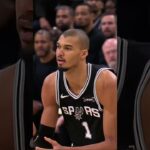 This sequence from Vic 😅👟👌  #spurs #nba #wemby