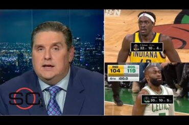 "This dude is CRAZY" - Windhorst reacts to Jaylen Brown scored 30 points as Celtics 119-104 Pacers