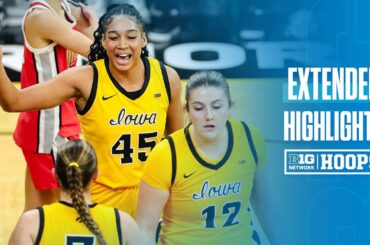 Ohio State at Iowa | EXTENDED HIGHLIGHTS | Big Ten Women's Basketball | 01/25/2026