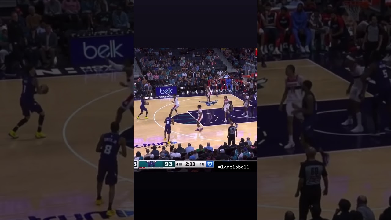 #lameloball vs #washingtonwizards 2025 #nba #nbahighlights #nbashorts #charlottehornets #basketball