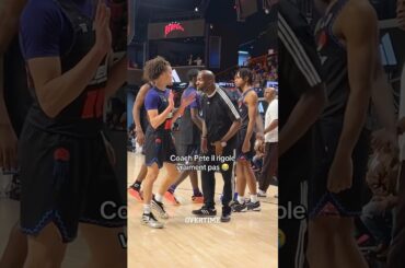 Les coachs investis comme ça 😍 #basketball #france #shorts