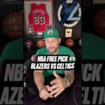 Free NBA Pick Portland Trail Blazers vs Boston Celtics #nbapicks #nbapredictions 1/26/26