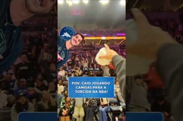 Pega essa experiência INSANA do Caio Teixeira na NBA! #shorts #nba