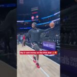 Pregame OO is the best vibes #nba #hawks #onyekaokongwu #trickshots