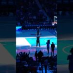 Hornets fan sinks a half court shot and then shows off his Dell Curry jersey!