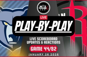 🔴LIVE - Memphis Grizzlies vs Houston Rockets - Play-By-Play & Reactions (1/26/26)