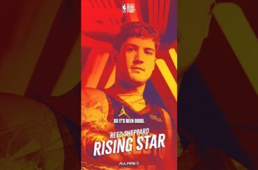 Reed Sheppard is a 2026 Rising Star! #rockets