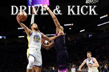 How the Warriors Unlocked Open Threes Playing Inside-Out vs. the Wolves
