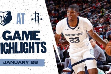 Memphis Grizzlies Highlights vs. Houston Rockets