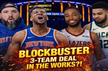 GIANNIS TO THE KNICKS?! Wild 3-Team Trade Scenario Just Leaked 👀