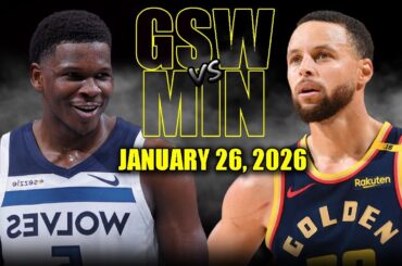 Golden State Warriors vs Minnesota Timberwolves Full Game Highlights – January 26, 2026 | NBA Season