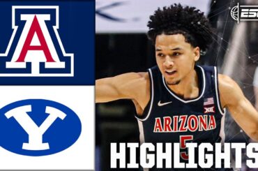 Arizona Wildcats vs. BYU Cougars | Full Game Highlights | ESPN College Basketball
