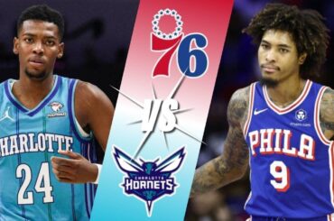 Philadelphia 76ers VS. Charlotte Hornets | LIVE Reactions | Play-By-Play | Watch Party