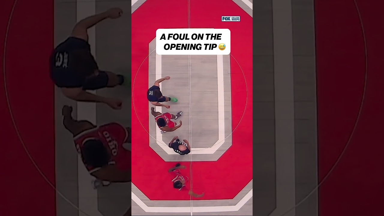 What happened to start Penn State–Ohio State doesn’t happen often 😅#basketball #pennstate #ohiostate