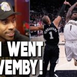 Jeff Teague REACTS to Zion Williamson GOING OFF against Victor Wembanyama & Spurs in Pelicans win