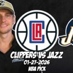 Los Angeles Clippers vs Utah Jazz 1/27/26 NBA Free Picks & Prediction | NBA Betting Tips