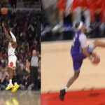 Luka Doncic tough 3 then Jaxson Hayes between the legs dunk vs Bulls 🔥