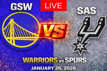 NBA LIVE! Golden State Warriors vs San Antonio Spurs January 26, 2026 Warriors vs Spurs 2K NBA